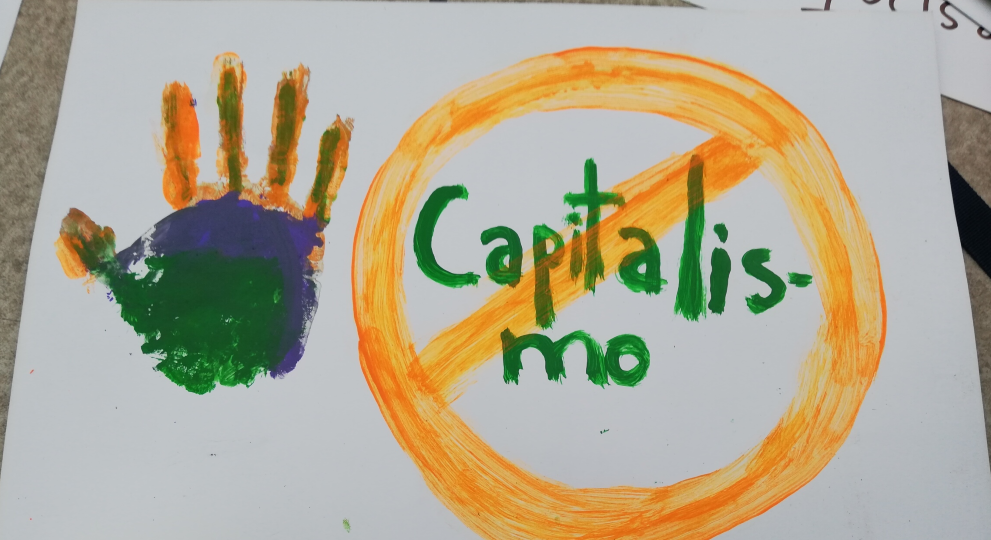 Concentración en defensa de los parques nacionales y el Amazonas